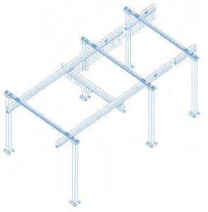 Digram Lifting Equipment Crane Overhead Freestanding