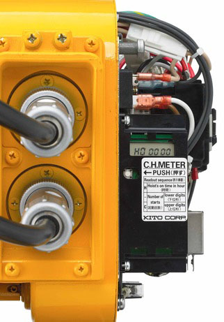 duty cycle hoist meter on a kito electric hoist