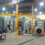 freestanding-monorail-two-column lifting controls install dealers crane company