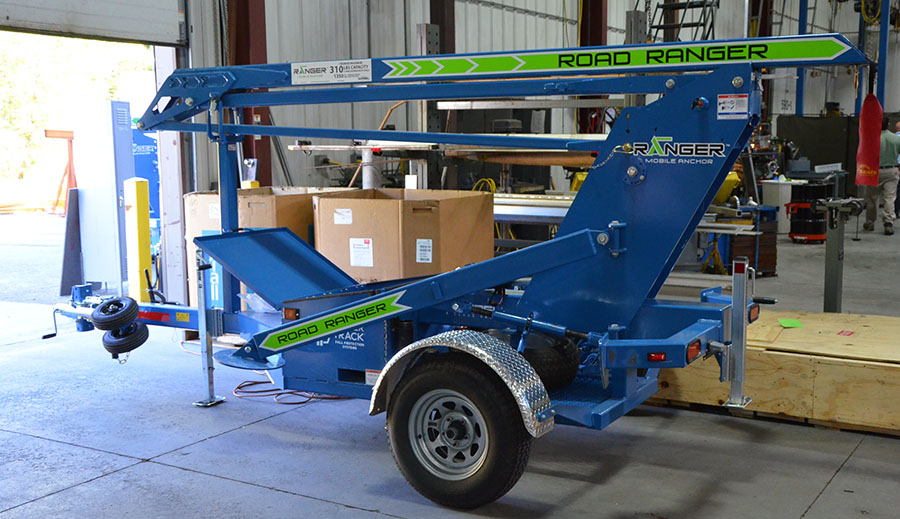 Towable portable fall arrest system