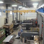 facility spanning crane overhead system - brake system lifting components and parts for welders