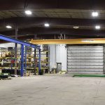 large bay crane for product assembly north dakota lifting acculift cranes