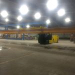 acculift large forklift installing factory crane north dakota lifting cranes