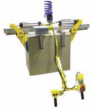 lift cabinets and large box type loads with ease material handler