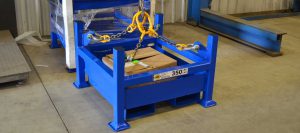 lifting baskets for material parts moving - product lifting and coordination warehouse