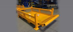 lifting baskets for material parts moving - product lifting and coordination warehouse