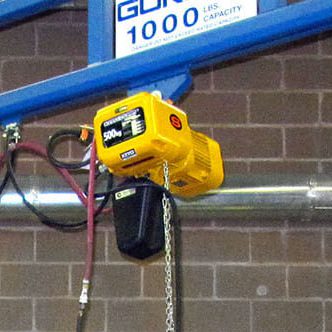 jib hoist crane lifting system air pnuematic